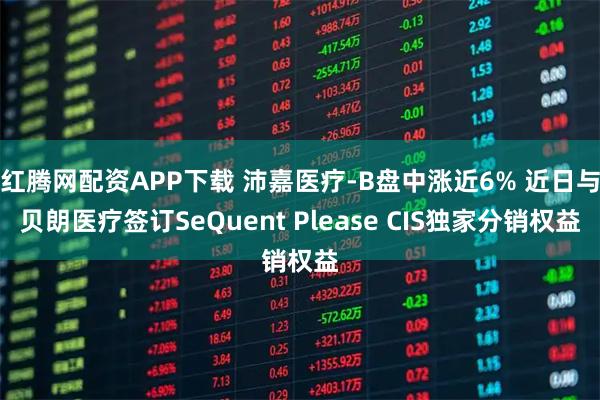 红腾网配资APP下载 沛嘉医疗-B盘中涨近6% 近日与贝朗医疗签订SeQuent Please CIS独家分销权益